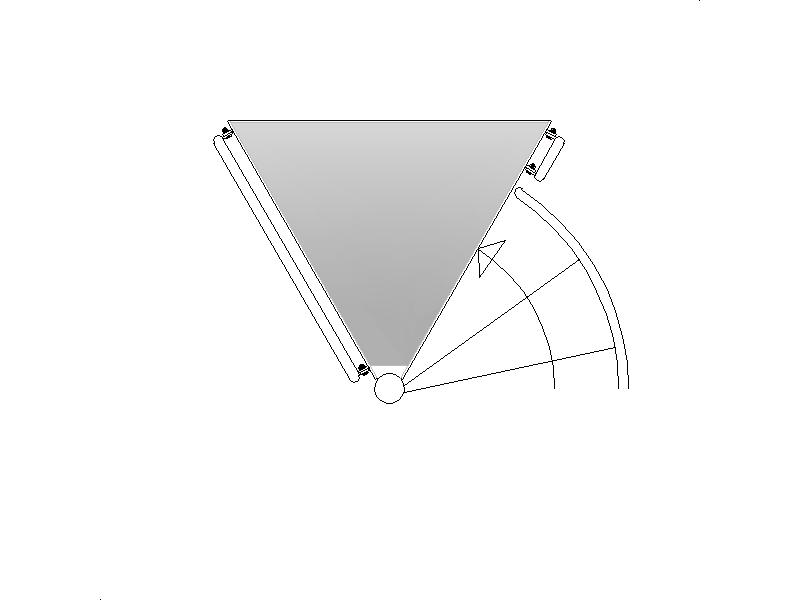 Dreieckspodest B links