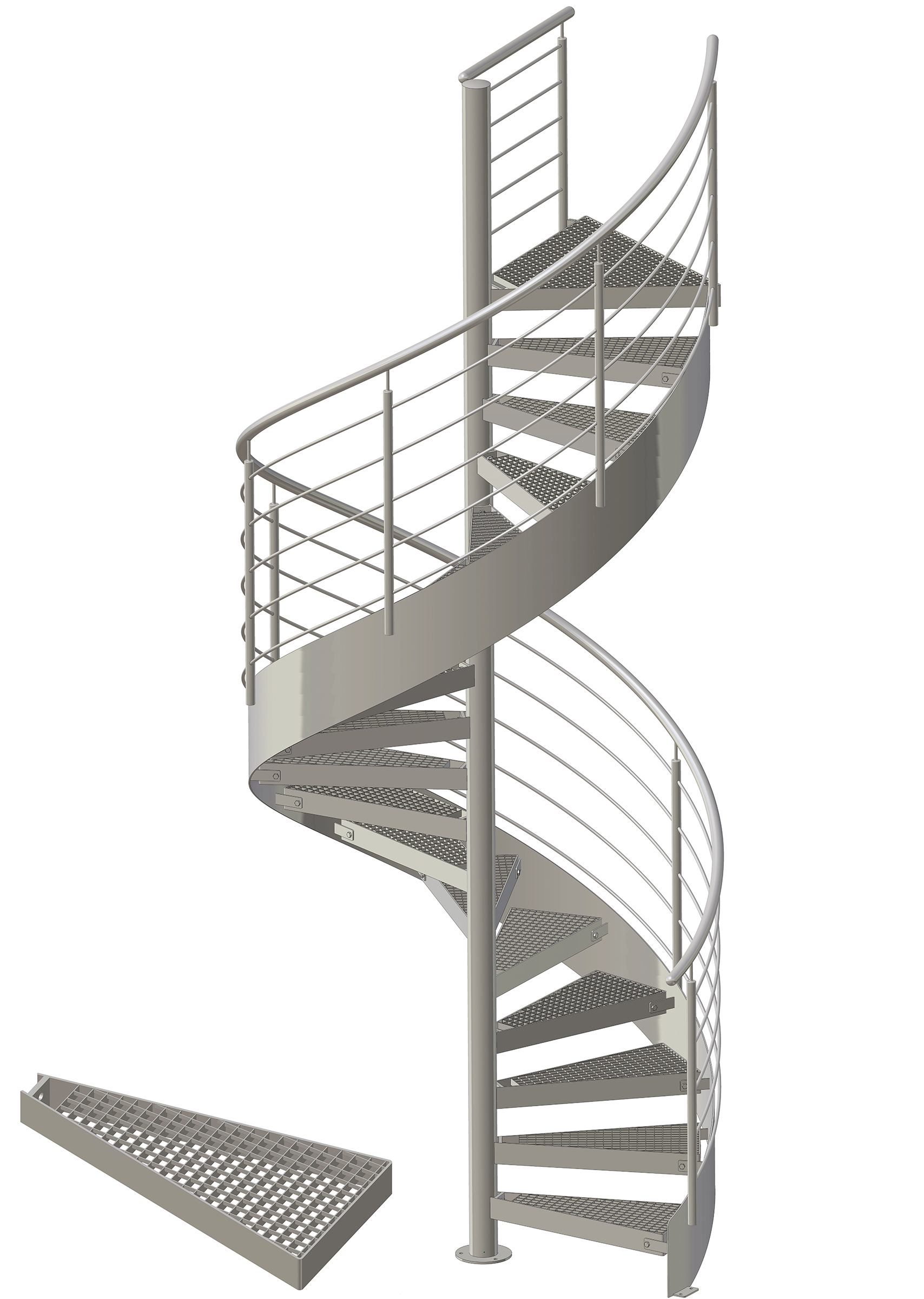 SSG PG - Typ 5 - Spindeltrepppe Felix "klein"