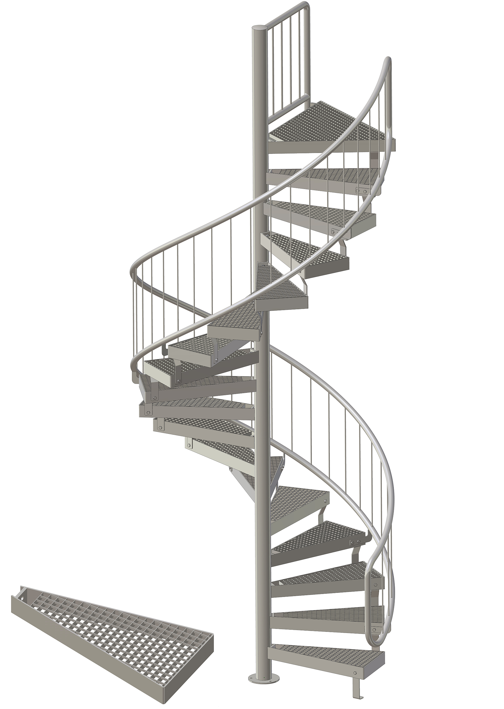 SSG RG - Typ 2 - Spindeltreppe Mila "klein"