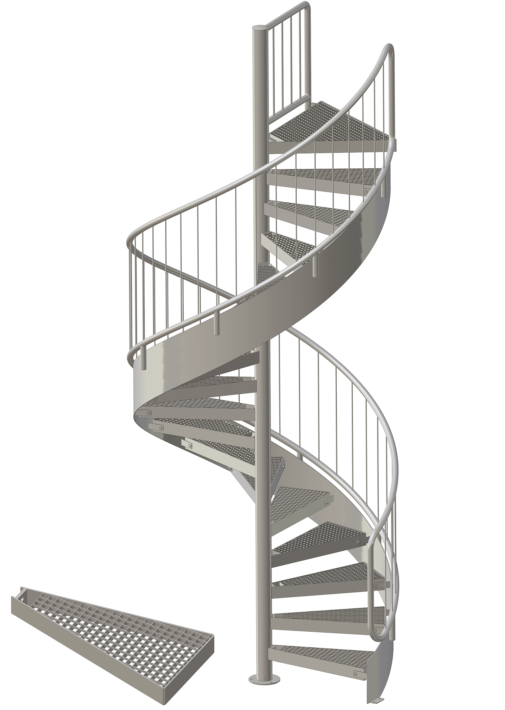 SSG RG - Typ 3 - Spindeltreppe Lennox "klein"