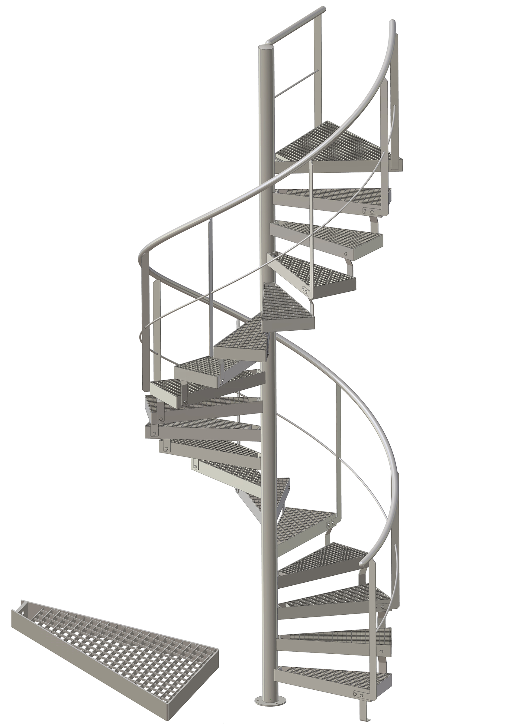 SSG KG - Typ 10 - Spindeltreppe Kim "klein"